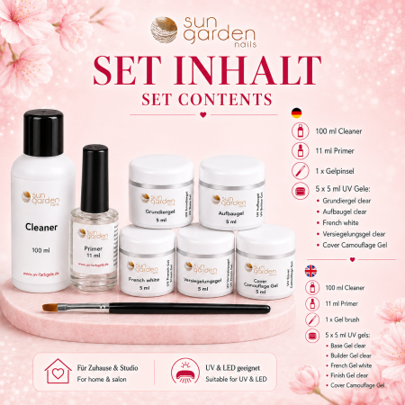 Preview: UV Gel Starterset - LITTLE ROCK - Nail Set